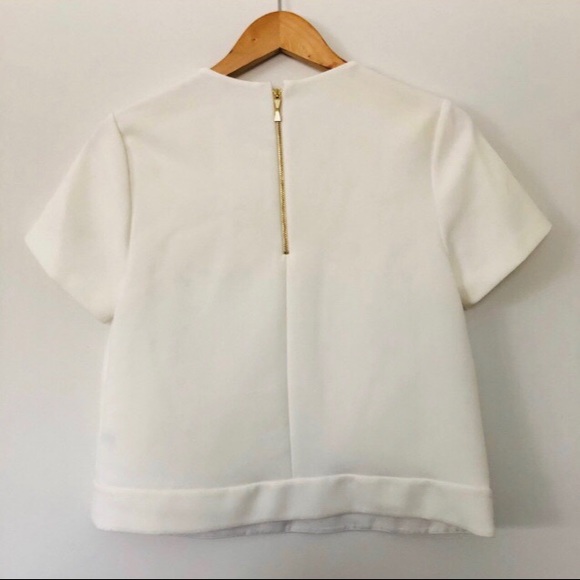 Kate Spade♠️ Embellished Crepe top - Picture 4 of 4